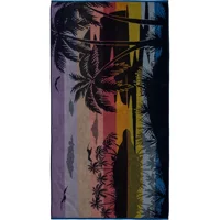 Özdilek Cannes Color Sunset Kadife Plaj Havlusu Çok Renkli