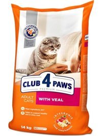 Club4paws Premium Dana Etli Tahıllı Yetişkin Kedi Maması 14 kg