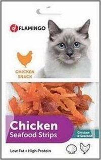 Flamingo Balıklı-Tavuklu Tahılsız Yetişkin Kedi Maması 85 gr