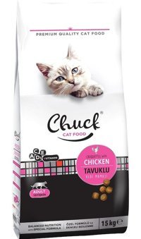 Chuck TT201 Tavuklu Tahıllı Yetişkin Kedi Maması 15 kg