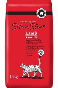 Silver Star Kuzu Etli Tahıllı Yetişkin Kedi Maması 15 kg