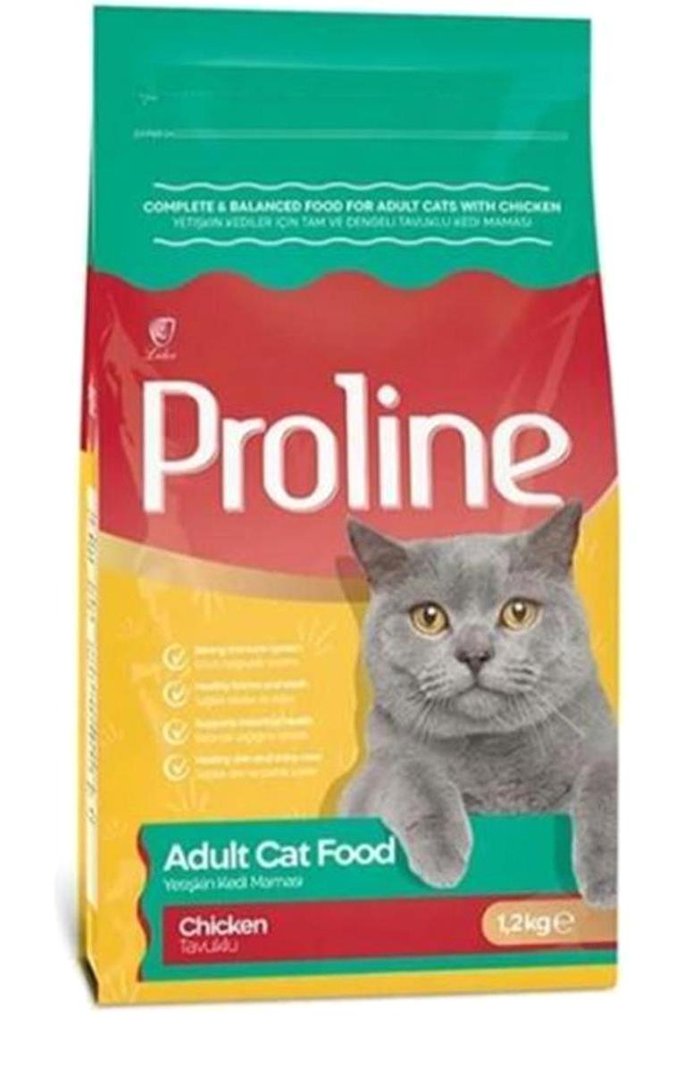 Proline Sterilised Tavuklu Kısırlaştırılmış Tahıllı Yetişkin Kedi Maması 1.2 kg