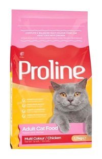 Pro Line Renkli Taneli Tavuklu Kısırlaştırılmış Tahıllı Yetişkin Kedi Maması 1.2 kg