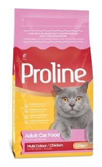 Pro Line Renkli Taneli Tavuklu Tahıllı Yetişkin Kedi Maması 1.2 kg