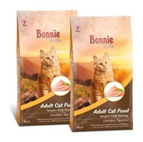 Bonnie Tavuklu Tahıllı Yetişkin Kedi Maması 2x10 kg