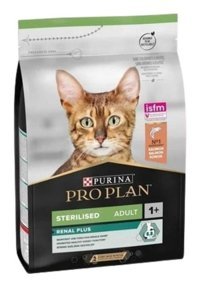 Pro Plan Renal Plus Somonlu Kısırlaştırılmış Düşük Tahıllı Yetişkin Kedi Maması 3 kg