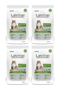 La Vital Maintenance Premium Tavuklu Tahıllı Yetişkin Kedi Maması 4x1.5 kg