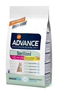 Advance Tavuklu Kısırlaştırılmış Tahıllı Yaşlı Kedi Maması 1.5 kg