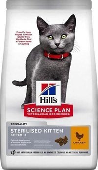 Hill's Kitten Tavuklu Kısırlaştırılmış Tahıllı Yavru Kedi Maması 10 kg