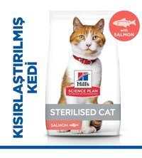 Hill's Science Plan Somonlu Kısırlaştırılmış Tahıllı Yetişkin Kedi Maması 15 kg