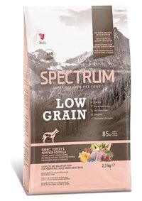 Spectrum Low Graın Hindili-Kabaklı Büyük-Orta Irk Yetişkin Köpek Maması 2.5 kg