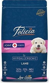Felicia Hypoallergenic Kuzu Etli Yavru Köpek Maması 3 kg