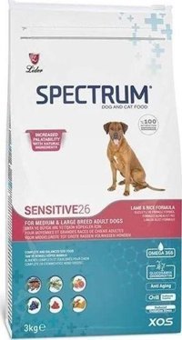Spectrum Sensitive 26 Kuzu Etli Yetişkin Köpek Maması 3 kg