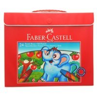 Faber-Castell Çantalı 24'lü Yağlı Pastel Boya