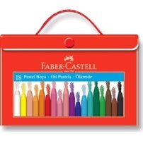 Faber-Castell Çantalı 18'li Yağlı Pastel Boya