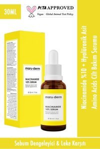 Maruderm Niacinamide Yüz Dolgunlaştıran Canlandırıcı Jel Yüz Serumu 30 ml