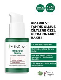 Sinoz Pure Cica Ultra Onarıcı ve Besleyici Bakım Canlandırıcı Jel Yüz Serumu 30 ml