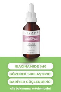 Licape Gözenek Sıkılaştırıcı ve Cilt Bariyeri Güçlendirici Canlandırıcı Jel Yüz Serumu 30 ml