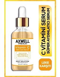 Axwell C Vitamini Süper Aydınlatıcı C Vitaminli Canlandırıcı Jel Yüz Serumu 30 ml