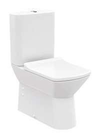 Creavit Nova Rim-Off 60 cm Seramik Kanalsız Arkadan Çıkışlı Ayaklı Klozet Beyaz