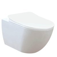 Creavit Free Fe320 Seramik Kanallı Arkadan Çıkışlı Gömme Asma Klozet Beyaz