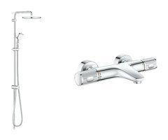Grohe Tempesta Cosmopolitan Yağmurlama Sürgülü Mafsallı Duş Seti
