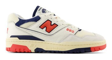 New Balance 550 BB550CPB Bağcıklı Unisex Günlük Ayakkabı Beyaz-Kırmızı