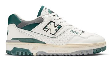 New Balance 550 BB550VTG Bağcıklı Unisex Günlük Ayakkabı Beyaz-Yeşil