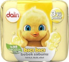 Dalin Katı Bebek Sabunu 3x75 gr