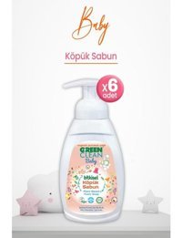 U Green Clean Portakal Yağlı Köpük Bebek Sabunu 6x450 ml