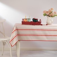 Schafer Polyester 150 x 240 cm Dikdörtgen Masa Örtüsü Kırmızı