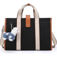 Love Home Büyük Kapasiteli Su Geçirmez Dikişli Polyester Omuz Çantası Siyah