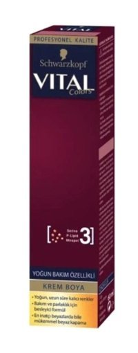 Schwarzkopf 1.1 Gece Siyahı Krem Saç Boyası 60 ml