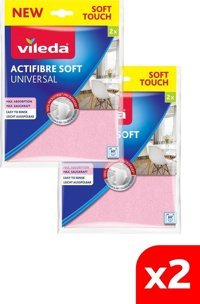 Vileda Actifibre Mikrofiber Temizlik Bezi 2x2'li