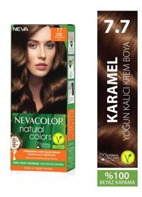 Nevacolor Natural Colors 7.7 Karamel Krem Saç Boyası 50 Ml