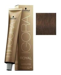 Schwarzkopf Igora Royal Absolutes 6.07 Koyu Kumral Doğal Bakır Krem Saç Boyası 60 ml