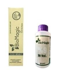 BioMagic Keratin & Argan Yağı 9.11 Yoğun Küllü Sarı Amonyaksız Krem Saç Boyası 60 Ml