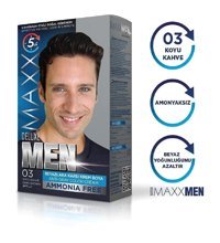 Maxx Deluxe Men Perfect 0.3 Kahve Saç Boyası Krem Erkek Saç Boyası 60 Ml