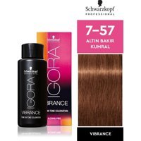 Schwarzkopf Igora Royal Vibrance 7.57 Altın Bakır Kumral Krem Saç Boyası 60 ml