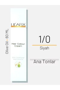 Lilafix With Olive Oil 1.0 Siyah Krem Saç Boyası 60 ml