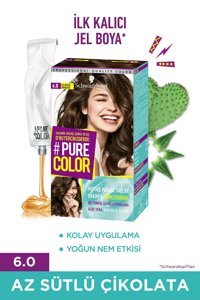 Schwarzkopf Pure Color 6.0 Sütlü Çikolata Krem Saç Boyası 60 ml