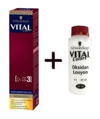 Schwarzkopf Vital Colors 6.00+ Koyu Kumral Krem Saç Boyası 60 ml