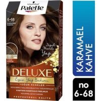 Schwarzkopf Palette Deluxe 6.68 Karamel Kahve Krem Saç Boyası 50 ml