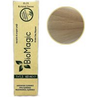 BioMagic Keratin & Argan Yağı 11.21 Kristal Sarı Organik Amonyaksız Krem Saç Boyası 60 Ml