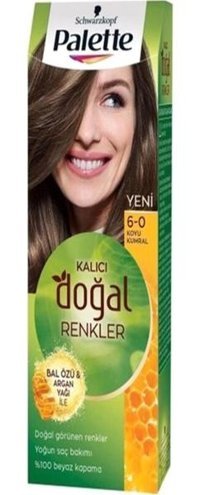 Schwarzkopf Palette Doğal Renkler 6.0 Koyu Kumral Krem Saç Boyası 50 ml