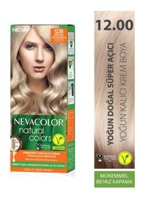 Nevacolor Natural Colors 12.00 Yoğun Doğal Krem Saç Boyası 50 Ml