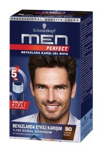 Schwarzkopf Men Perfect 80 Kahve Siyah Jel Erkek Saç Boyası 50 ml