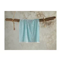 English Home Turtle Pamuklu Polyester Plaj Havlusu Mavi
