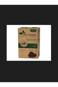 BioMagic Doğal 66.07 Çikolata Kahve Organik Amonyaksız Krem Saç Boyası 60 Ml