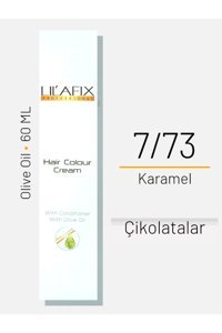 Lilafix With Olive Oil 7.73 Karamel Krem Saç Boyası 60 ml